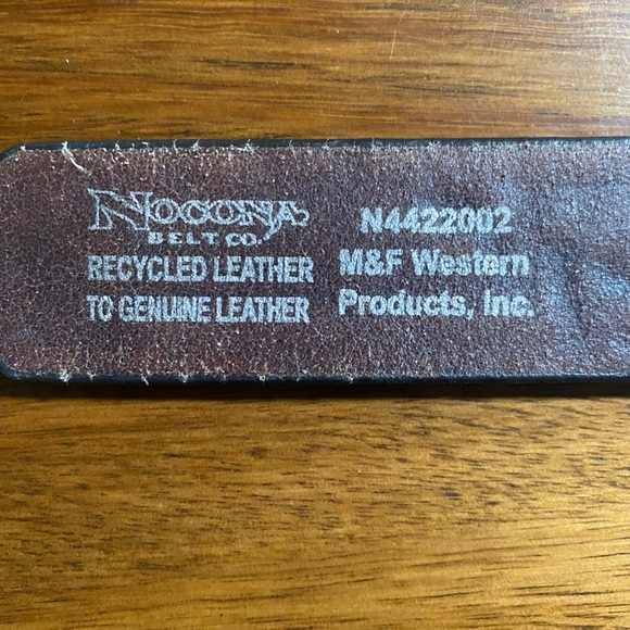 Nocona Childrens Rodeo Western Bullrider Belt w/Tooled Leather 22” Cowboy NWOT - Picture 3 of 5